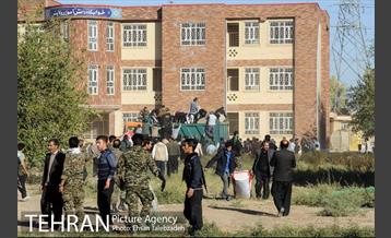 خدمات رسانی شهرداری تهران به مناطق حادثه زلزله کرمانشاه 23