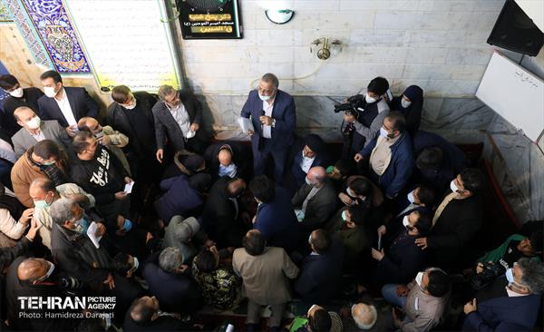 دیدار مردمی شهردار تهران در مسجد امیر المومنین باغ اذری 4