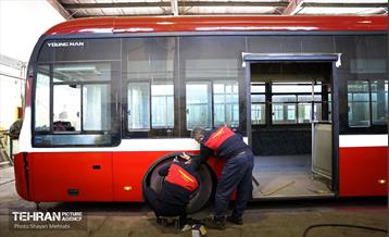 به وقت خدمت؛ بازآمادسازی اتوبوس‌های شهری تهران 13