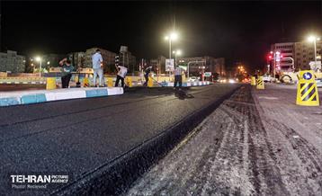 عملیات آسفالت ریزی در منطقه 5 33