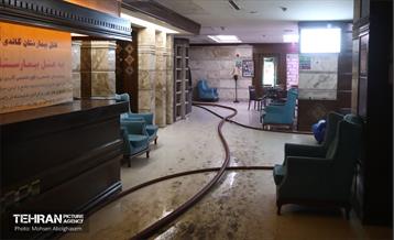 آتش‌سوزی در بیمارستان گاندی تهران 8
