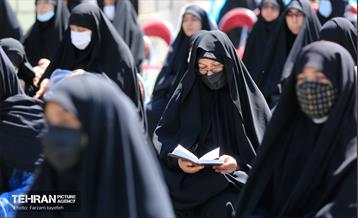 عزاداری شهادت امام صادق (ع) در میدان صادقیه 3