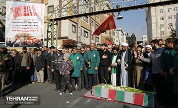 تشییع پیکر شهید گمنام دفاع مقدس "همسایه فردوس" 4