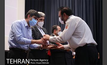 آیین تقدیر از آتش نشانان حریق پالایشگاه تهران 37