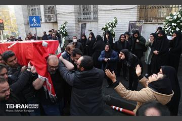 تشییع پیکر خبرنگار فقید مهدی علیرضایی 43