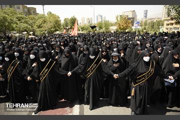 دسته عزاداری دانشگاه امام صادق(ع) در ظهر تاسوعا 30