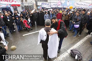 نمایش خیابانی شاهد عینی بمناسبت 22 بهمن  2
