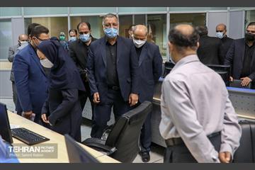 حضور شهردار تهران در مرکز کنترل ترافیک شهرداری تهران 36