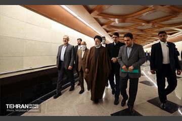 آیین بهره‌برداری از ۱۱ کیلومتر خط مترو 14