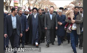 حضور دکتر قالیباف در راهپیمایی 22 بهمن 1