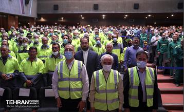 مراسم تجلیل از کارگران نمونه شهرداری تهران 7