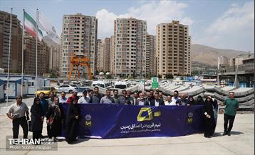 بازدید اصحاب رسانه از روند اجرایی پروژه احداث خط ۱۰ متروی تهران