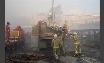 دومین روز عملیات امداد و نجات حادثه پلاسکو-2 12