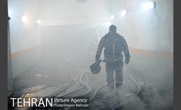 آتش سوزی در ساختمان برق حرارتی 46