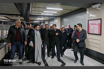 تست گرم بخش میانی خط ۶ مترو تهران 6