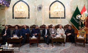 حضور شهردار تهران در کربلای معلی در روز عرفه