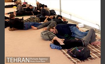 ارائه خدمات نیرو های خادم الحسین (ع) در مرز شلمچه  18