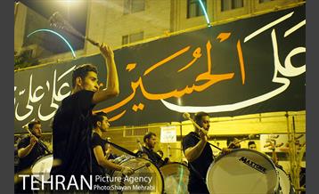 عزاداری شب پنجم ماه محرم در محله گرگان 23