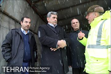 بازدید شهردار تهران از ستاد برف روبی شهرداری منطقه شش 8