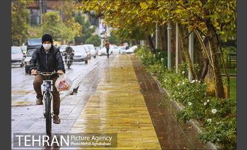 حال و هوای بارانی میدان هفت حوض  12