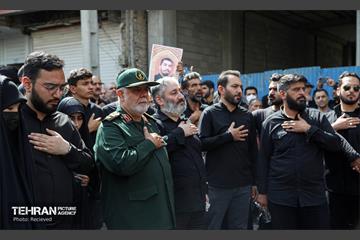تشییع پیکر شهید میلاد بیدی 12