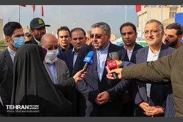 آیین افتتاح تقاطع غیرهمسطح پل شهید محسن سیفی 12