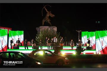 آیین رونمایی از مجسمه آرش کمانگیر 3