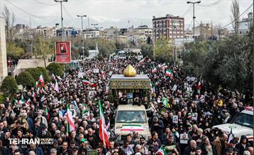 تشییع پیکر سردار شهید علی‌محمد نائینی
