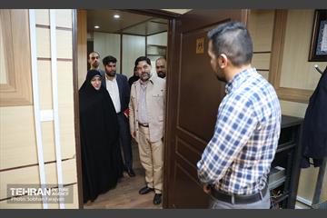 بازدید اعضا شورای شهر از مرکز ارتباطات شهرداری تهران 17