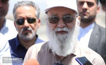 بازدید رئیس شورای شهر از پروژه بزرگراه شهید شوشتری 5