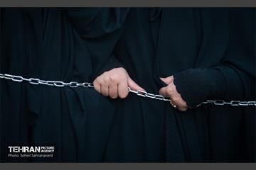 کاروان نمادین اسرای کربلا در مسیر طویریج  38