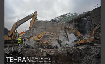 هشتمین روز آواربرداری ساختمان پلاسکو-1 26