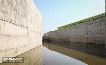 آیین بهره برداری از پنج پروژه جمع آوری و هدایت آب های سطحی در تهران  5