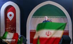 سخنرانی شهردار تهران در تجمع شبانه میدان انقلاب