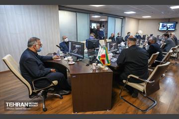 حضور شهردار تهران در مرکز کنترل ترافیک شهرداری تهران 5