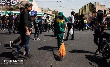 خدمت‌رسانی شهرداری تهران به جاماندگان اربعین حسینی 5