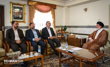 دیدار شهردار تهران با تولیت حرم حضرت عبدالعظیم حسنی(ع) 8