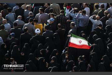 تجمع مردم تهران در واکنش به جنایت رژیم صهیونیستی در غزه 16
