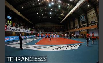 دیدار تیم‌های والیبال سایپا تهران و شهرداری ارومیه