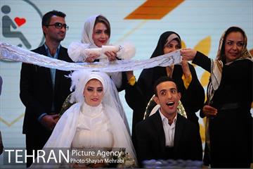 مراسم ازدواج زوج های معلول با حضور شهردار تهران 12