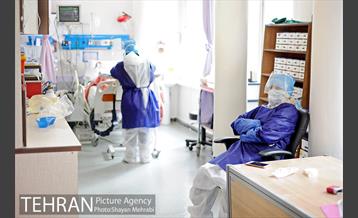 بخش بیماران کرونایی بیمارستان بوعلی 16