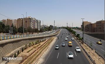 بهره‌برداری از تقاطع غیرهمسطح بزرگراه همت و اشرفی اصفهانی 2