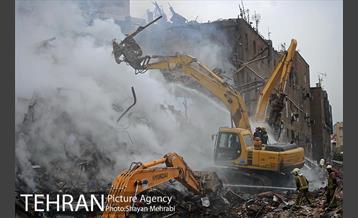 سومین روز عملیات امداد ونجات حادثه پلاسکو -3 24