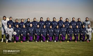 تمرین تیم ملی فوتبال زنان 3