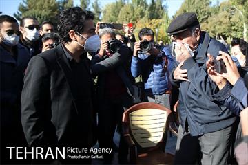 مراسم خاکسپاری پیکر محمدرضا شجریان در توس 28