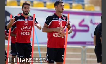 تمرین تیم فوتبال پرسپولیس تهران 1