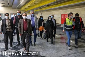 بازدید عضو شورای شهر از ایستگاه مترو یادگار امام(ه) 13