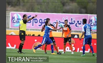 دیدار سایپا و استقلال در لیگ برتر فوتبال 22