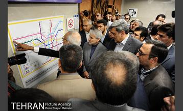 آیین بهره برداری از بخش شرقی خط 7 مترو تهران 6