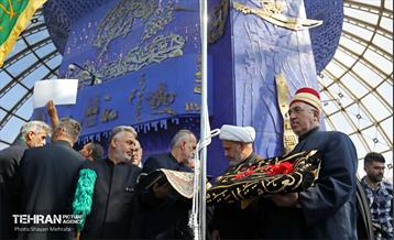 آیین اهتزاز پرچم گنبد ائمه اطهار "گنبد عاشقی" 18